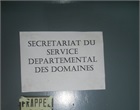 Secrétariat du Chef de service des domaines